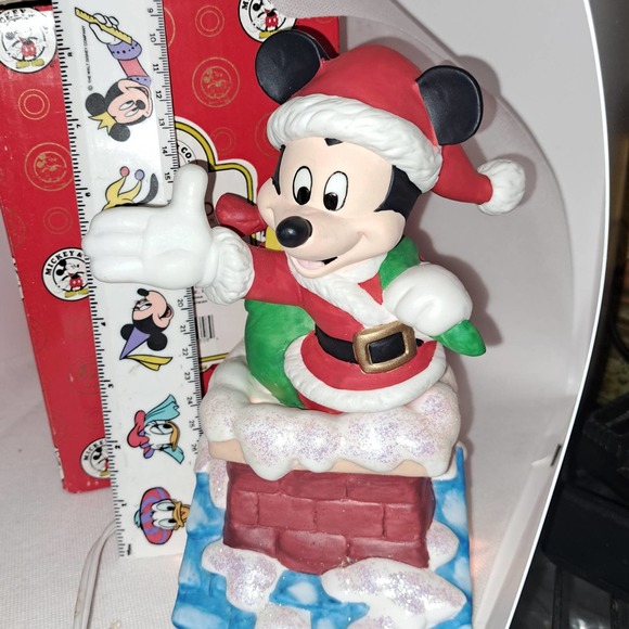 EXTREMELY RARE NIB ENESCO 8-inch PERFECT Mickey Mouse Ceramic Night Light - Picture 8 of 9